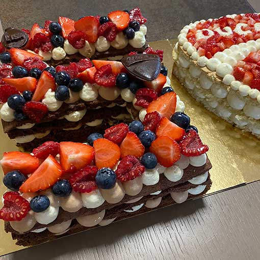 number cake lisa pâtisserie